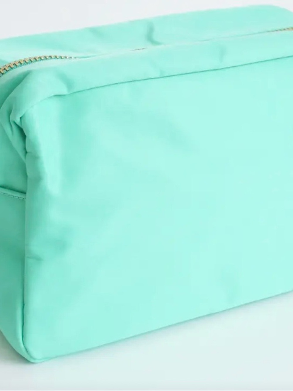 Aqua Nylon Packable Zipable Extra Large Bag - Aqua